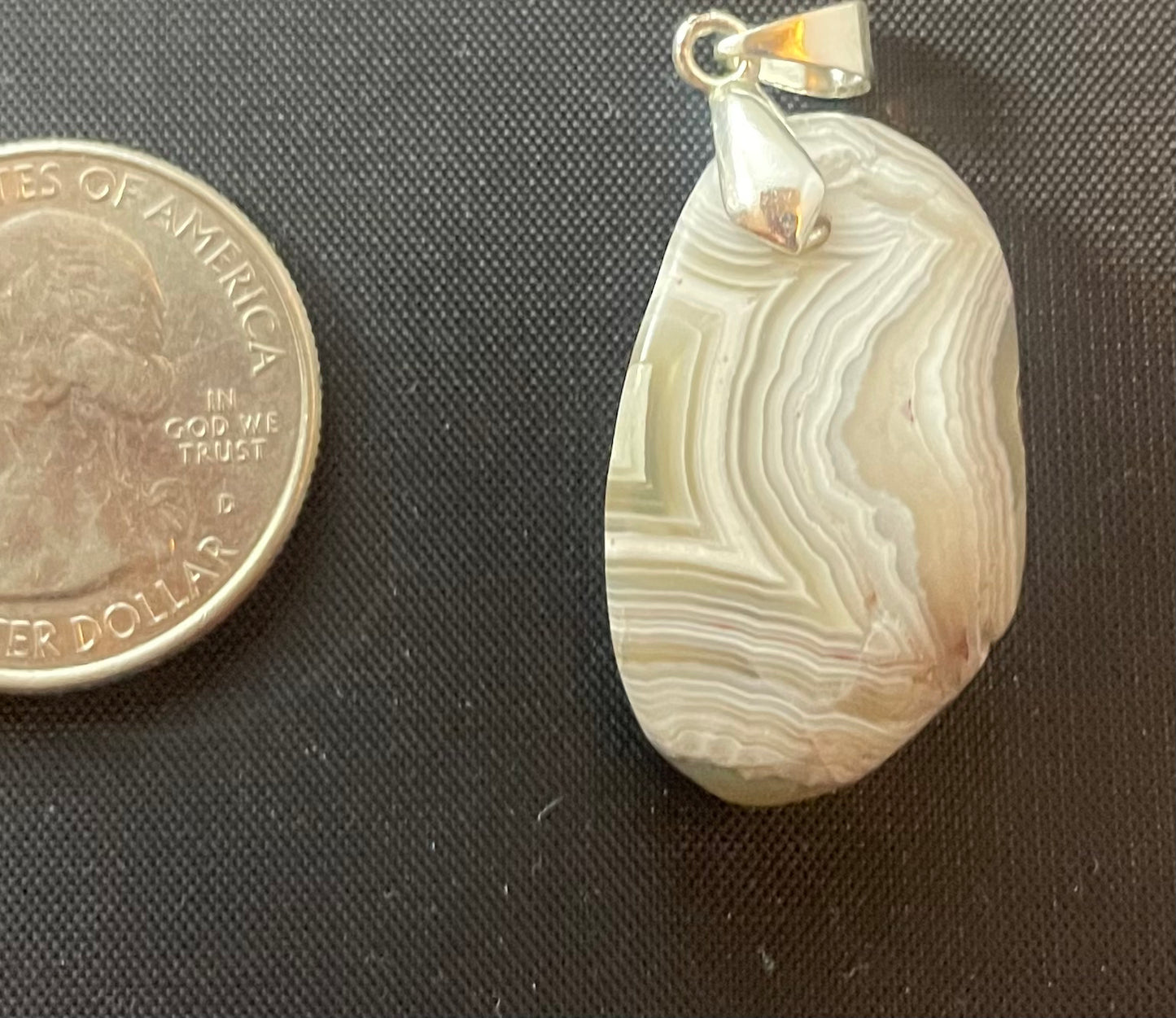 Crazy Mexican Lace Agate pendant