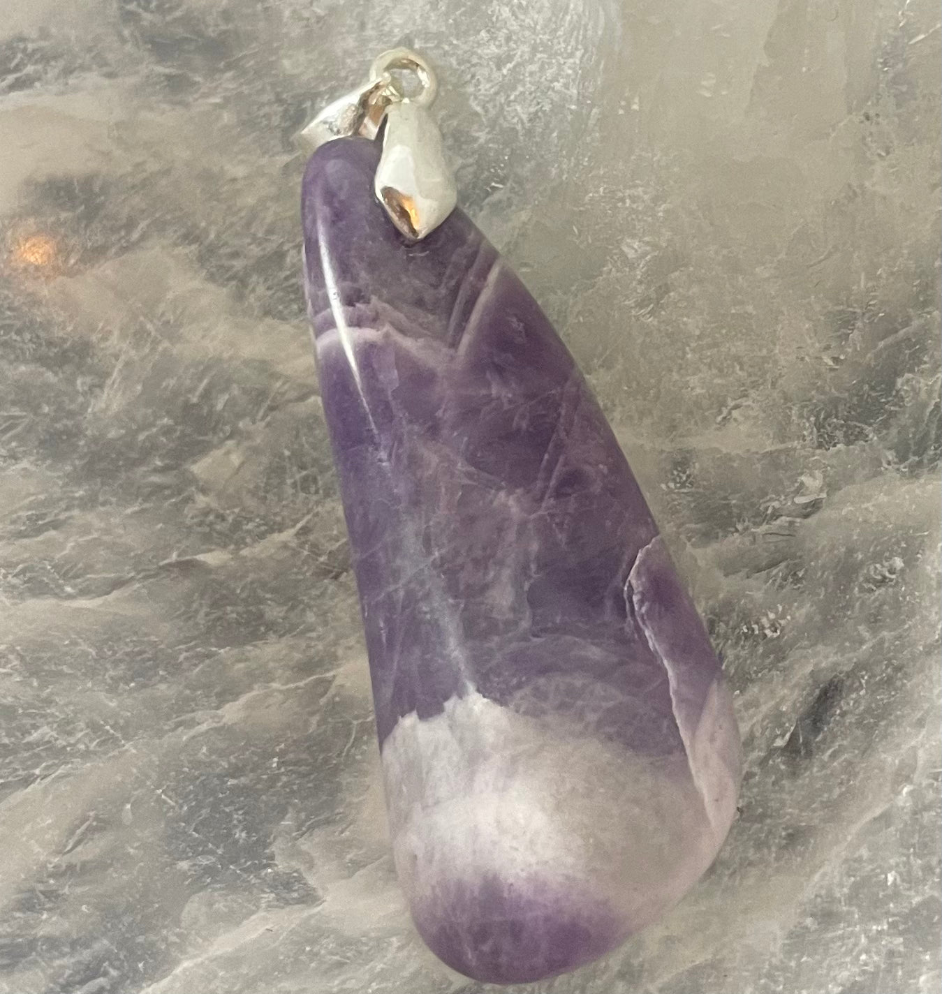 Banded Amethyst pendant