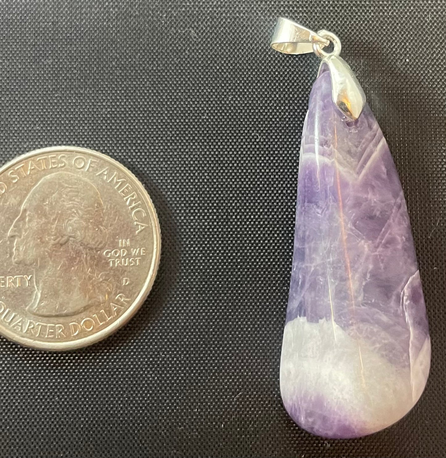 Banded Amethyst pendant